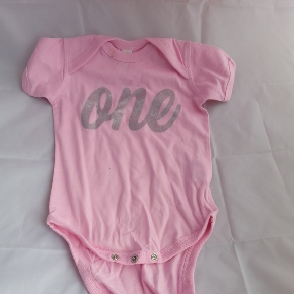 First Birthday tulle tutu with silver trim - Picture 2 of 5